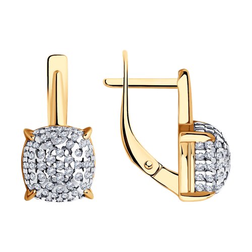 Серьги Diamant - Серебро 925, Фианит (арт. 93-120-01827-1)