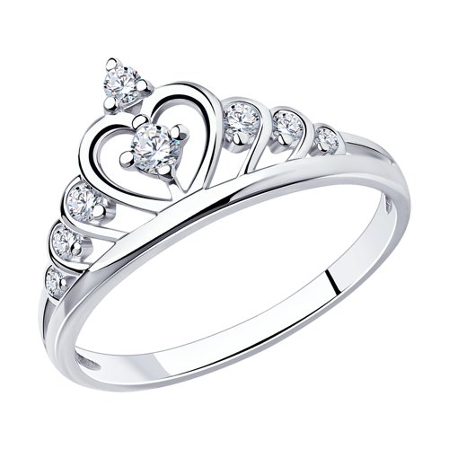 Кольцо SOKOLOV - Серебро 925, Фианит (арт. 94011483)