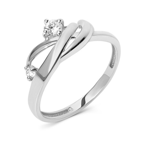 Кольцо ЮФ Династия - Золото 585, Фианит (арт. 023281-3101)