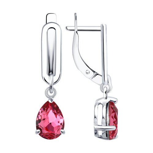 Серьги Diamant - Серебро 925, Кристалл (арт. 94-121-00244-1)