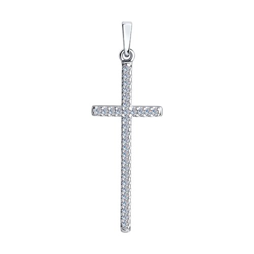 Подвеска SOKOLOV - Серебро 925, Фианит (арт. 94032446)