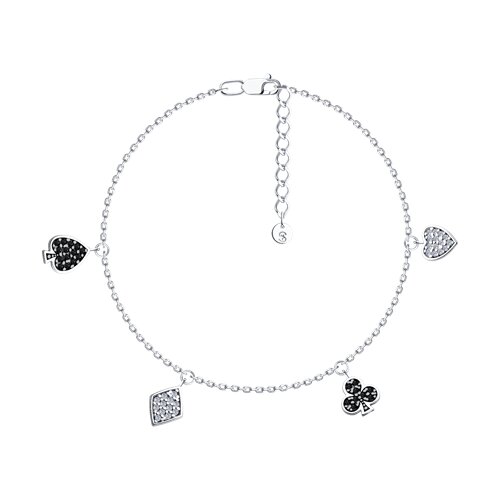 Браслет SOKOLOV - Серебро 925, Фианит (арт. 94051187)