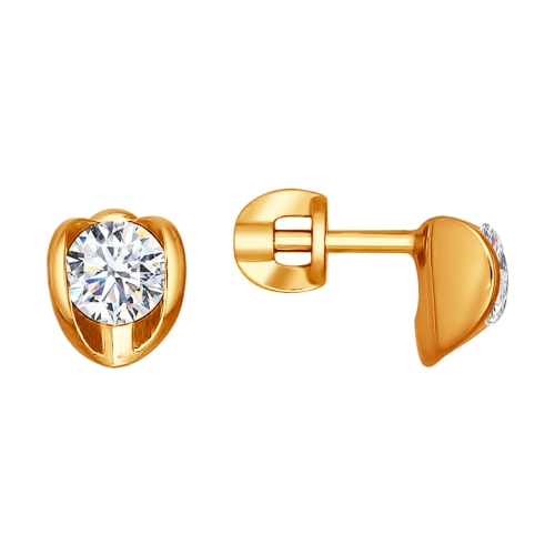 Серьги SOKOLOV - Серебро 925, Фианит (арт. 93020505)