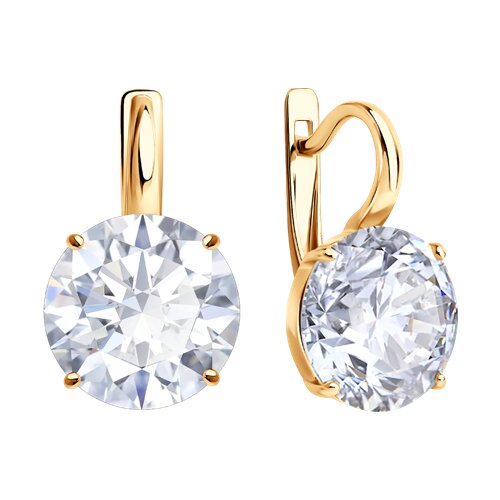 Серьги SOKOLOV - Серебро 925, Фианит (арт. 93022563)