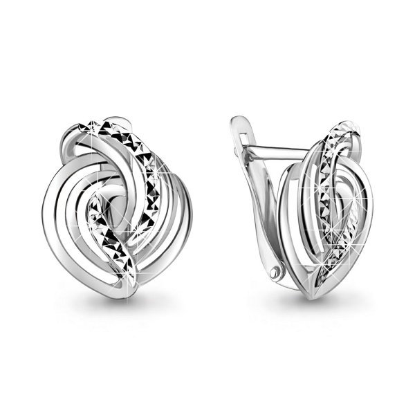 Серьги Аквамарин - Серебро 925 (арт. 31656.5)