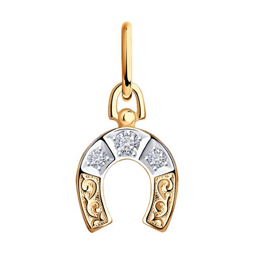 Подвеска SOKOLOV - Золото 585, Фианит (арт. 030405)