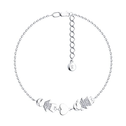 Браслет SOKOLOV - Серебро 925, Фианит (арт. 94050752)