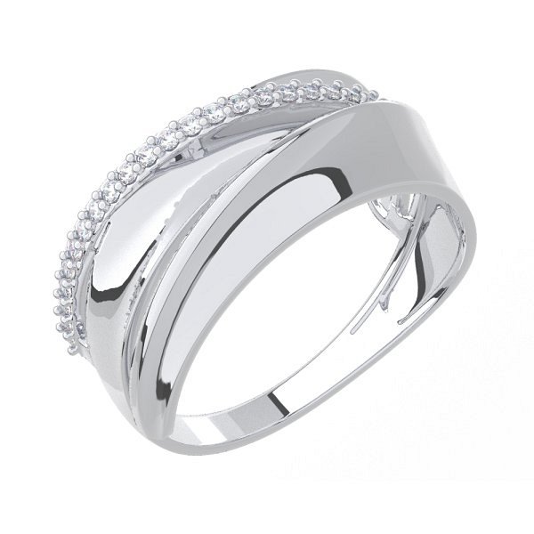 Кольцо POKROVSKY - Серебро 925, Фианит (арт. 1101572-00775)