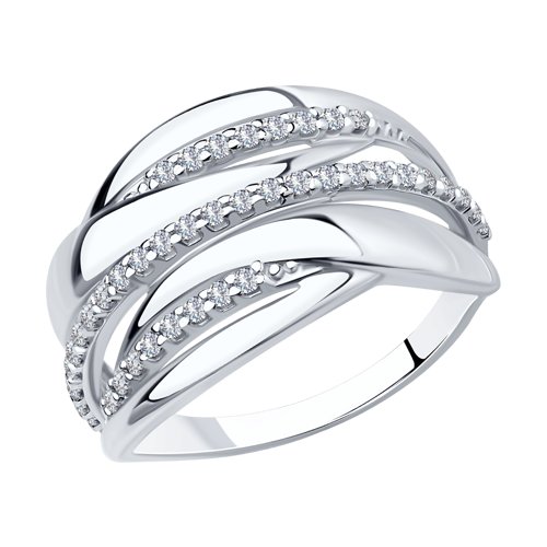 Кольцо SOKOLOV - Серебро 925, Фианит (арт. 94011861)