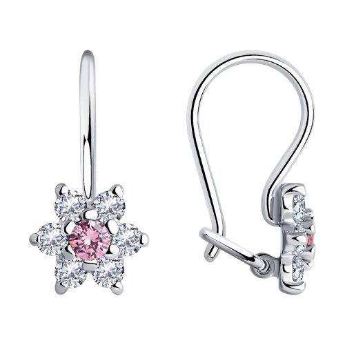 Серьги SOKOLOV - Серебро 925, Фианит (арт. 94026645)