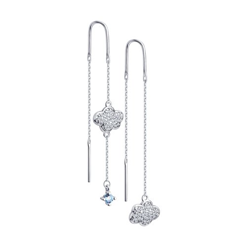 Серьги Diamant - Серебро 925, Фианит (арт. 94-120-01025-1)