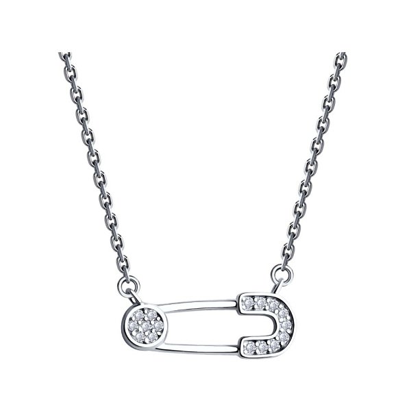 Колье SOKOLOV - Серебро 925, Фианит (арт. 94070855-91)