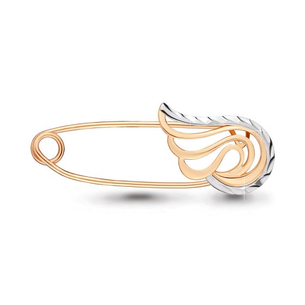 Булавка Аквамарин - Серебро 925 (арт. 72583.6)