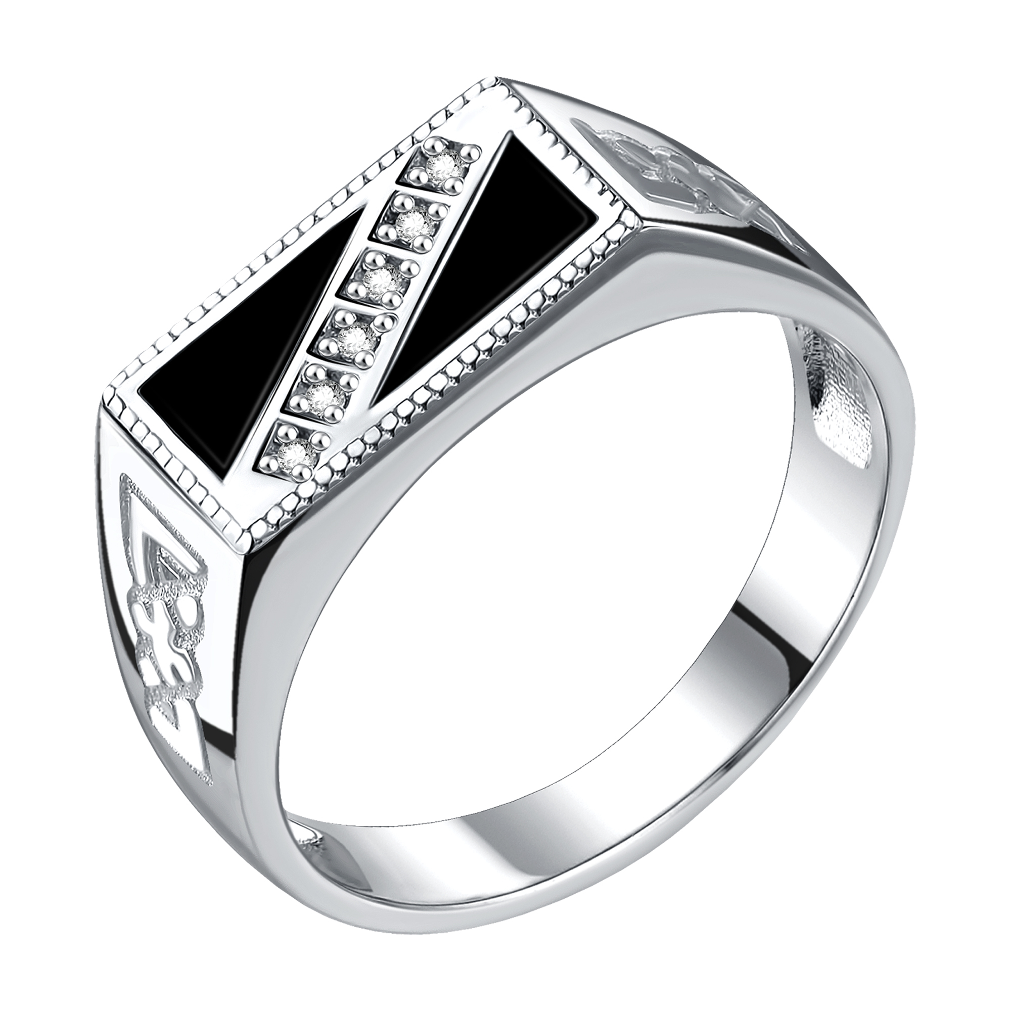 Кольцо Talant - Серебро 925, Агат, Фианит (арт. 21-72-0801-17545)