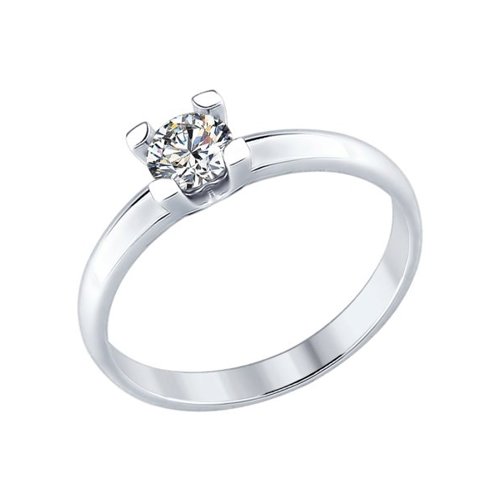 Кольцо SOKOLOV - Серебро 925, Swarovski (арт. 89010056)