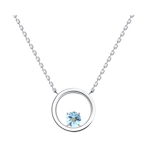 Колье SOKOLOV - Серебро 925, Топаз (арт. 92070100)