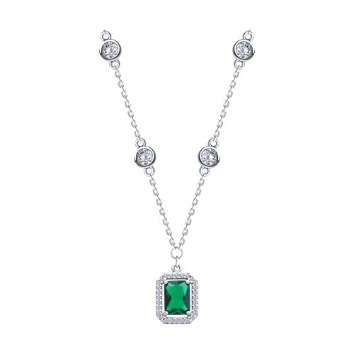 Колье SOKOLOV - Серебро 925, Фианит (арт. 94071216)