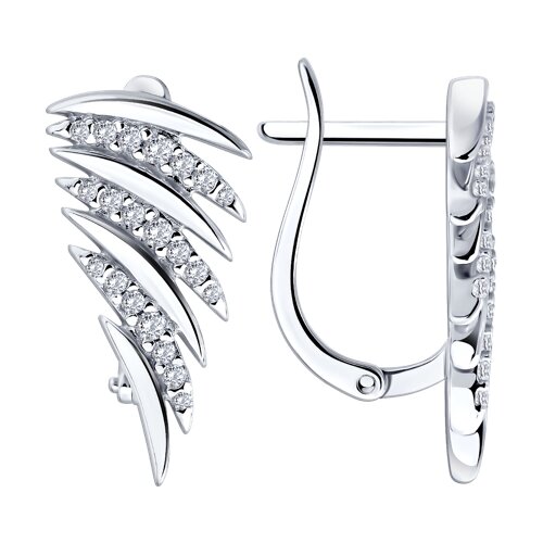 Серьги Diamant - Серебро 925, Фианит (арт. 94-120-00521-1)