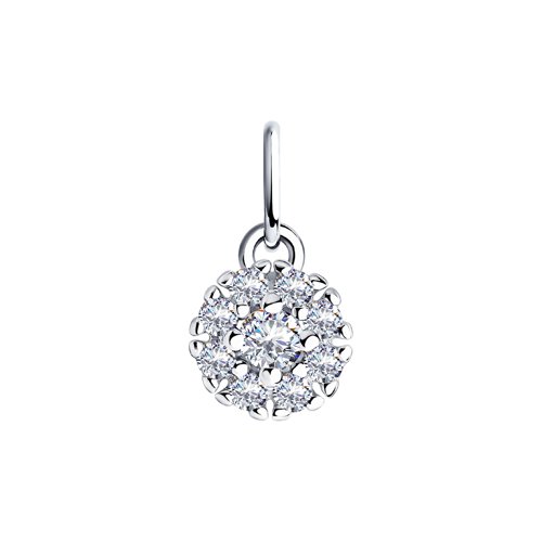 Подвеска SOKOLOV - Серебро 925, Фианит (арт. 94031462)
