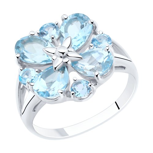 Кольцо SOKOLOV - Серебро 925, Топаз (арт. 92011855)