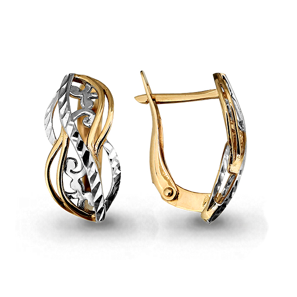 Серьги Аквамарин - Золото 585 (арт. 33025.1)