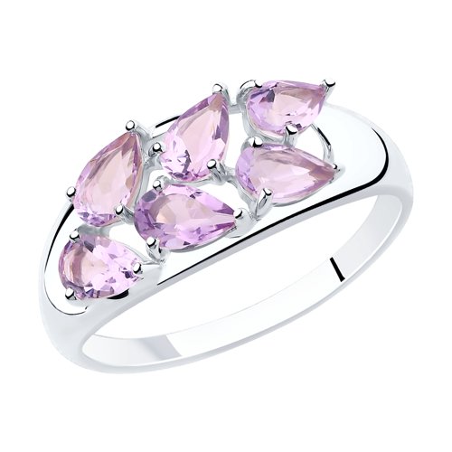 Кольцо SOKOLOV - Серебро 925, Аметист (арт. 92011819)