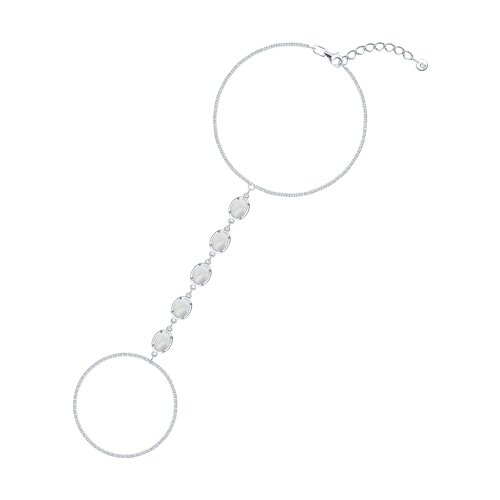 Браслет SOKOLOV - Серебро 925, Горный хрусталь (арт. 92050195)
