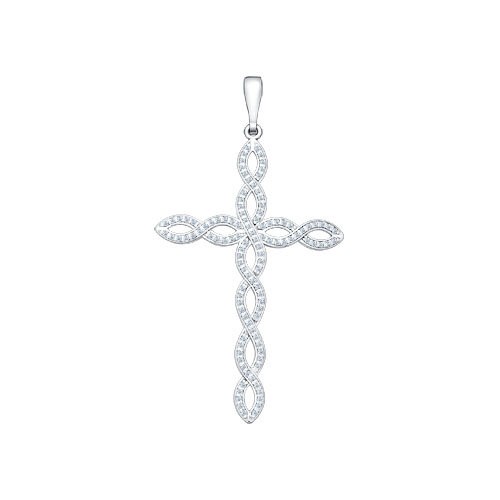 Подвеска SOKOLOV - Серебро 925, Фианит (арт. 94030101)