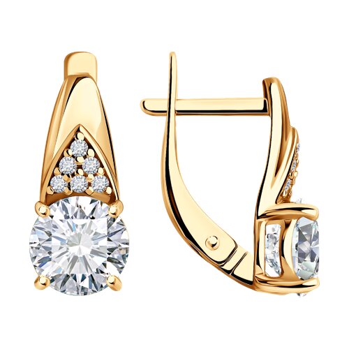 Серьги SOKOLOV - Серебро 925, Фианит (арт. 93020919)