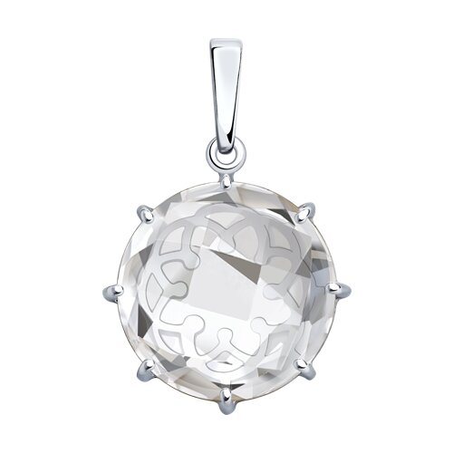 Подвеска SOKOLOV - Серебро 925, Горный хрусталь (арт. 92030692)