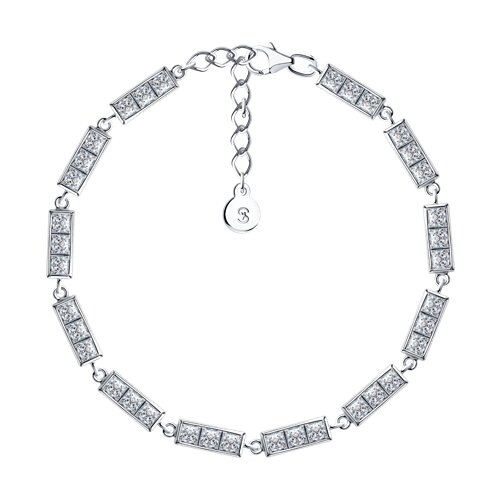 Браслет SOKOLOV - Серебро 925, Фианит (арт. 94050558)