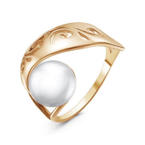 Кольцо Красная пресня - Серебро 925, Жемчуг культивированный (арт. 23311925)