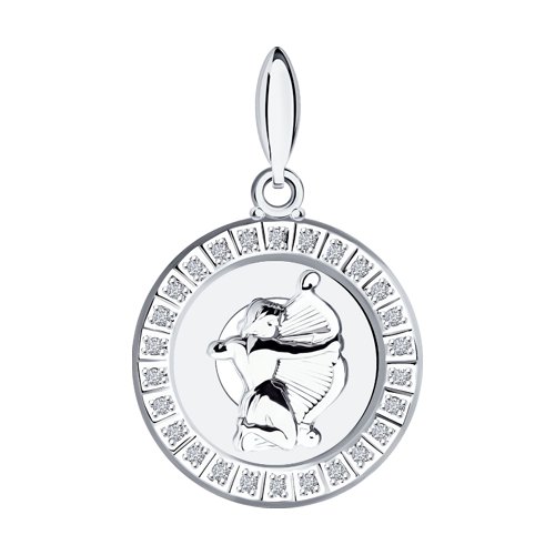 Подвеска SOKOLOV - Серебро 925, Фианит (арт. 94031391)