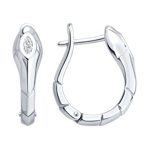 Серьги SOKOLOV - Серебро 925, Фианит (арт. 94027115)