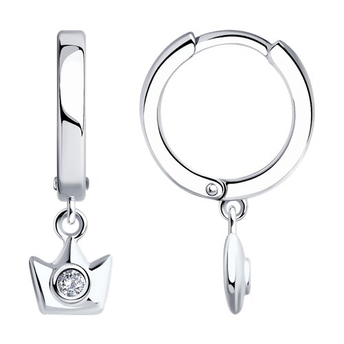 Серьги SOKOLOV - Серебро 925, Фианит (арт. 94026516)
