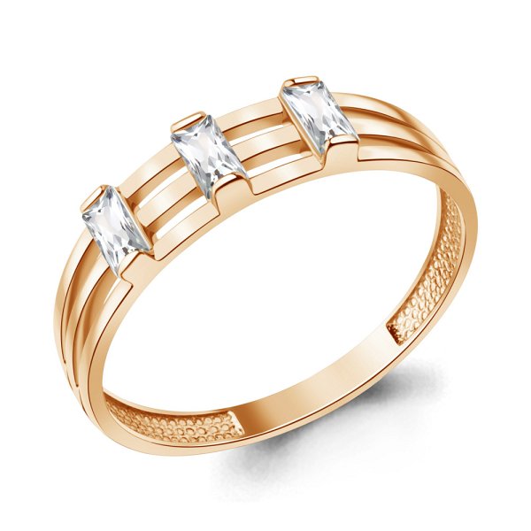 Кольцо Аквамарин - Серебро 925, Фианит (арт. 67908.6)