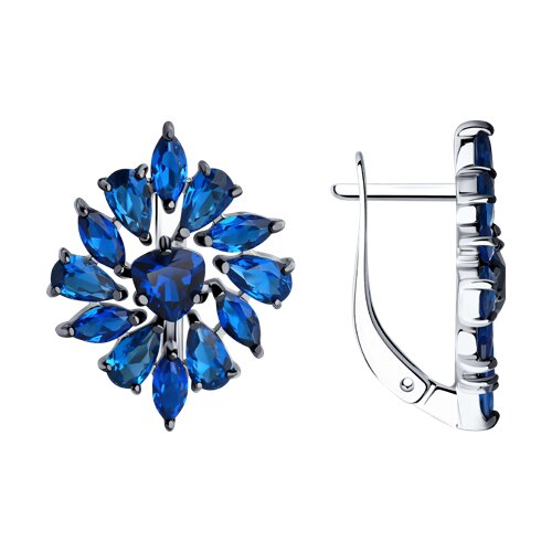 Серьги SOKOLOV - Серебро 925, Фианит (арт. 94026080)