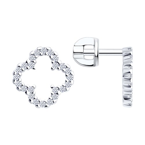 Серьги SOKOLOV - Серебро 925, Фианит (арт. 94027369)