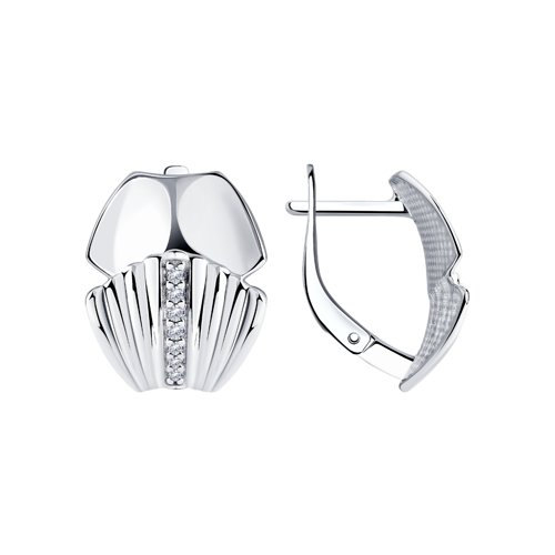 Серьги SOKOLOV - Серебро 925, Фианит (арт. 94024180)