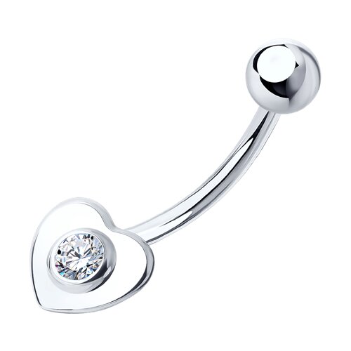 Пирсинг SOKOLOV - Серебро 925, Фианит (арт. 94060081)