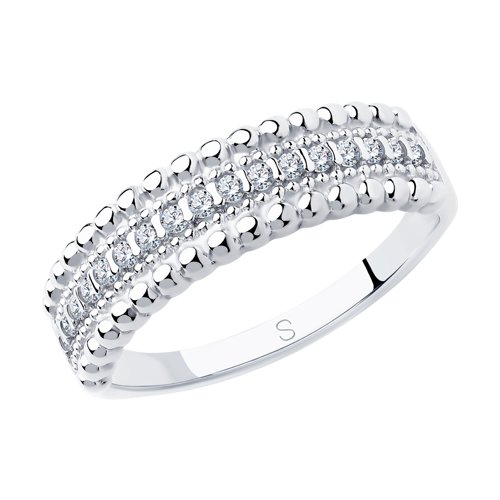 Кольцо SOKOLOV - Серебро 925, Фианит (арт. 94013016)