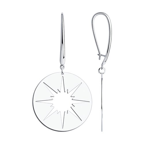 Серьги Diamant - Серебро 925 (арт. 94-121-01709-1)