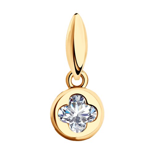 Подвеска SOKOLOV - Серебро 925, Фианит (арт. 93030279)