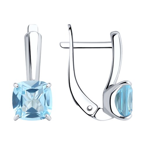 Серьги SOKOLOV - Серебро 925, Топаз (арт. 92021398)