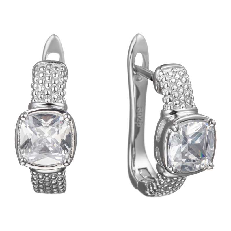 Серьги Мастер Клио - Серебро 925, Фианит (арт. 22С158276)