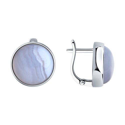 Серьги SOKOLOV - Серебро 925, Агат (арт. 83020175)