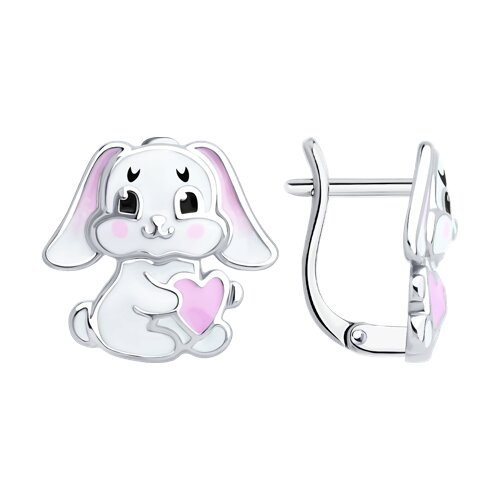 Серьги SOKOLOV - Серебро 925, Эмаль (арт. 94027116)