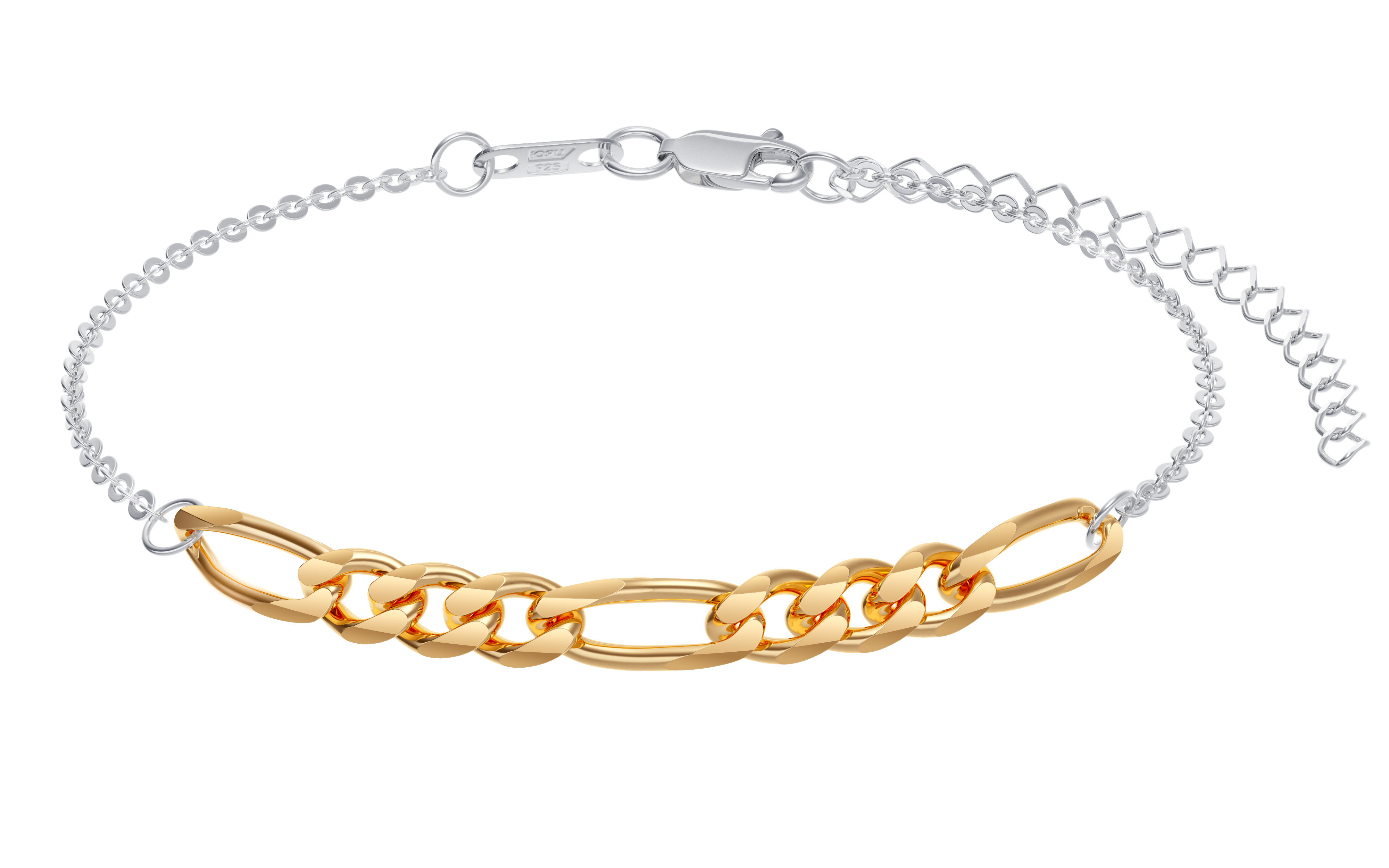 Браслет Красцветмет - Серебро 925 (арт. НБ22-1915-34#1.20)