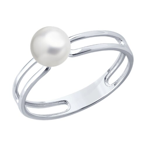 Кольцо Diamant - Серебро 925, Жемчуг имитация (арт. 94-110-02378-1)