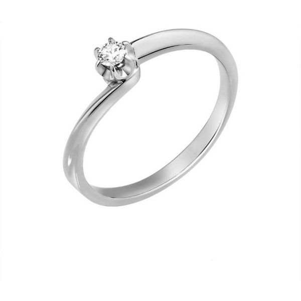 Кольцо РИНГО - Золото 585, Бриллиант (арт. Зк-7460Б)